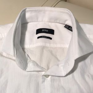Hugo Boss Dress Shirt 100% cotton Slim fit Sz 15.5